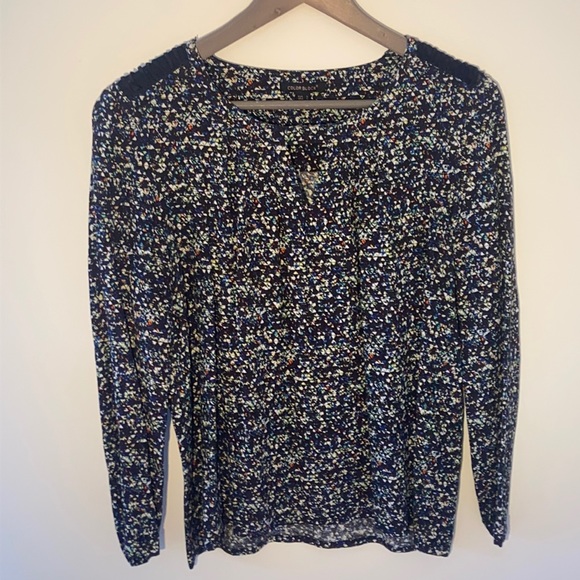 Colorblock Long sleeve blouse size 10  like new condition - Picture 5 of 11